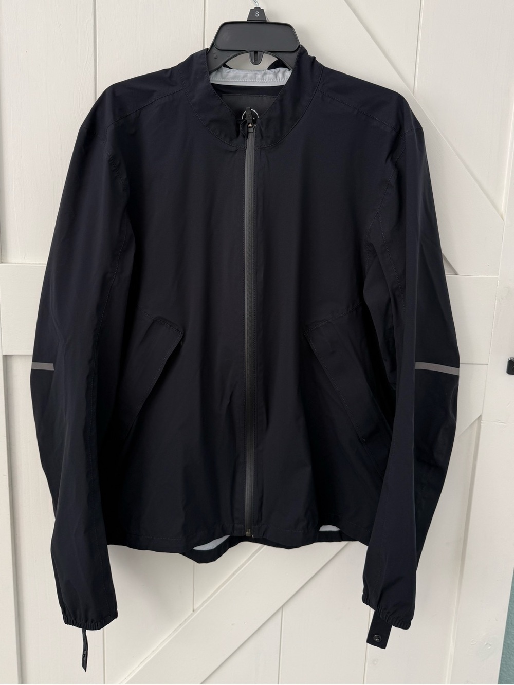 Aether Rain Jacket Men Size large Zip Up Tech Utility